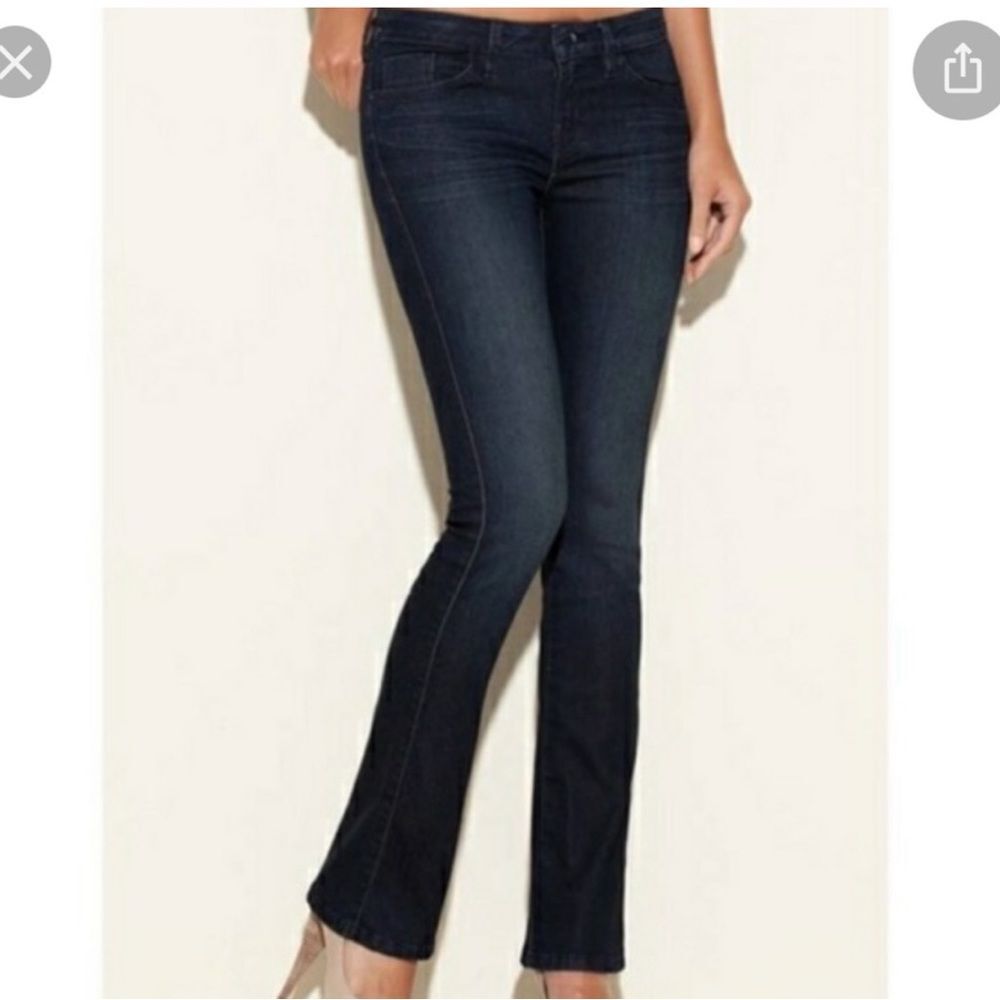 GUESS Women's Brittney Boot Cut Dark Denim Jeans Size 25